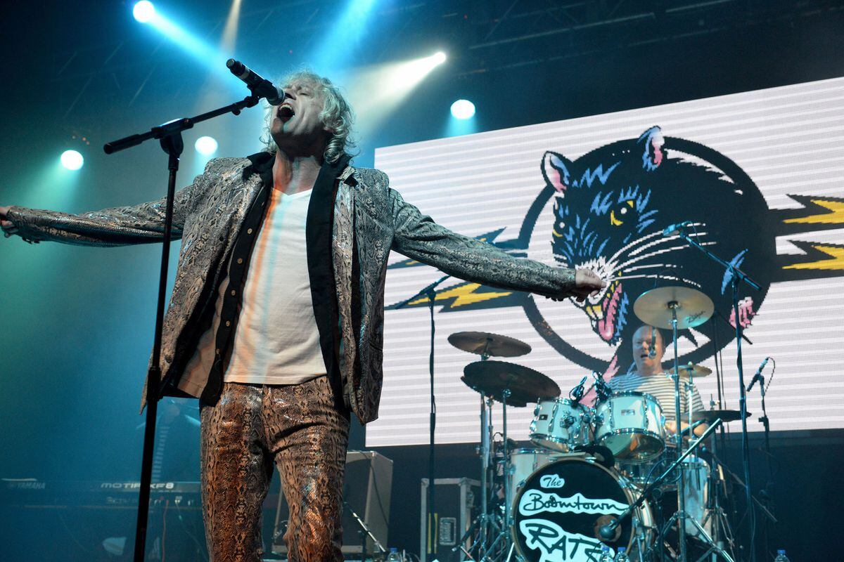 Bob Geldof of The Boomtown Rats