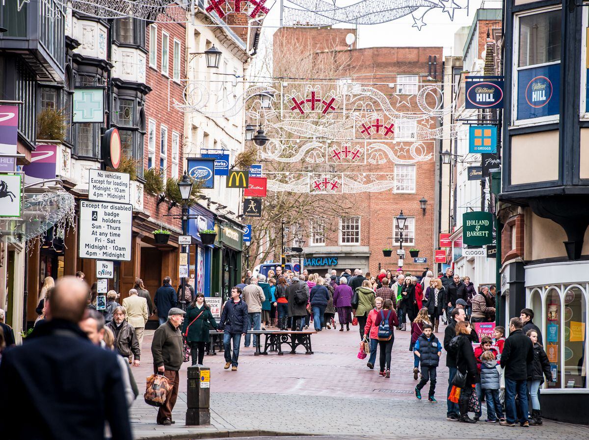 Shrewsbury town centre is one of the top 10 healthiest in the UK, according to new research