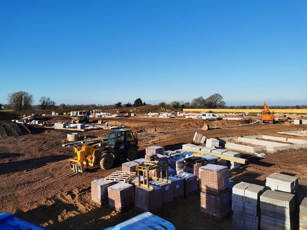 Hawk Developments had started work on a £4 million housing development of 27 energy efficient homes in Prees at the beginning of the year