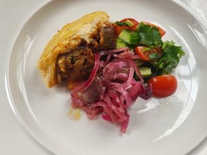 Moussaka with Cypriot salad