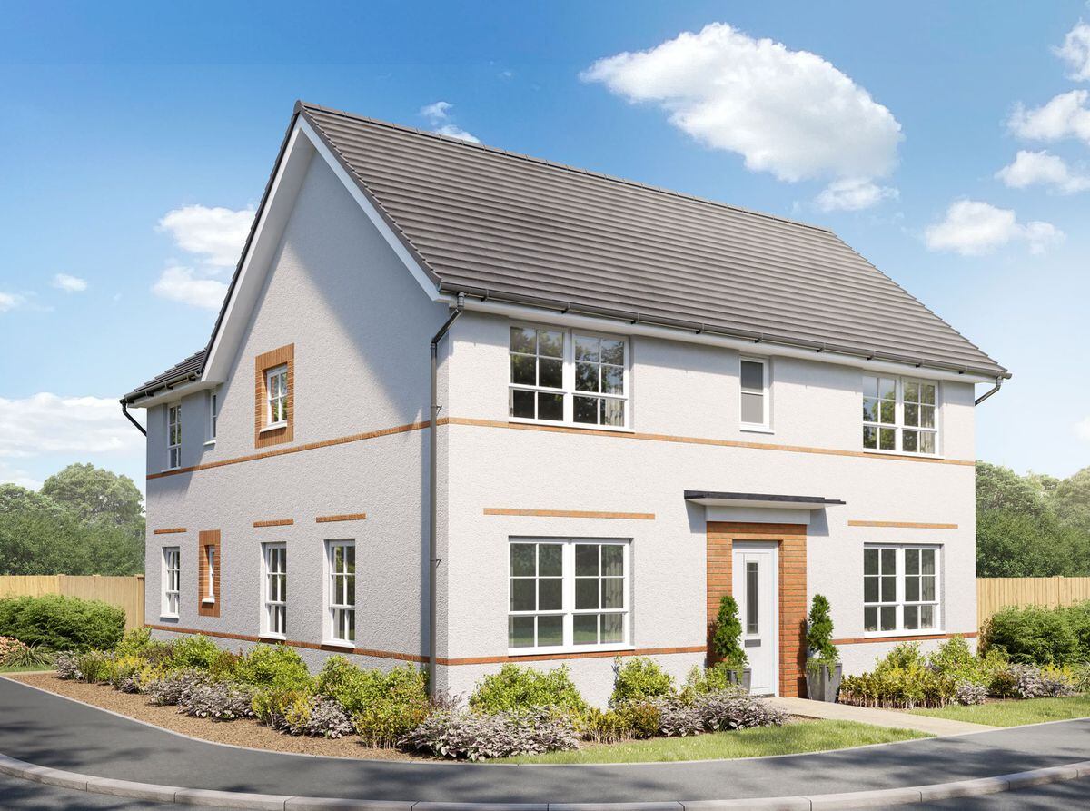 A CGI render of an Alnmouth home  available at The Lilies  
