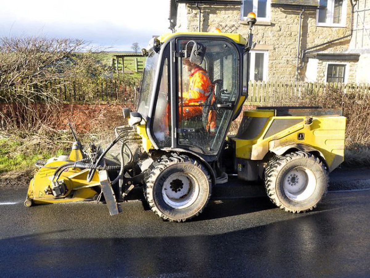 A 'Multihog' working on pothole repairs.