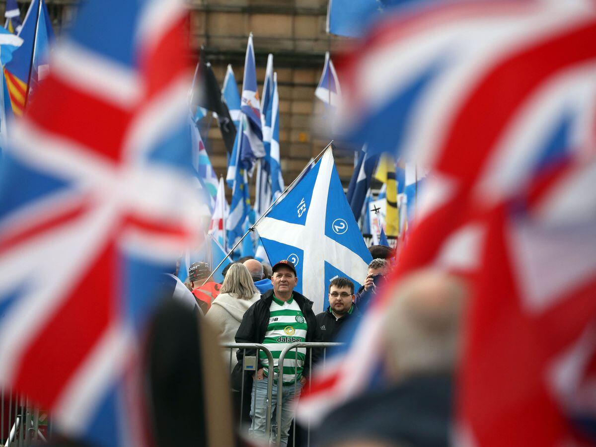 Independence supporters