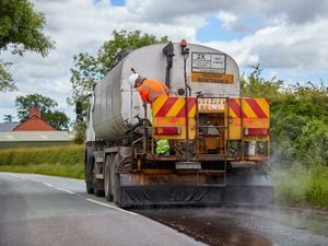 Shropshire Council said the work would take place on nearly 100 roads
