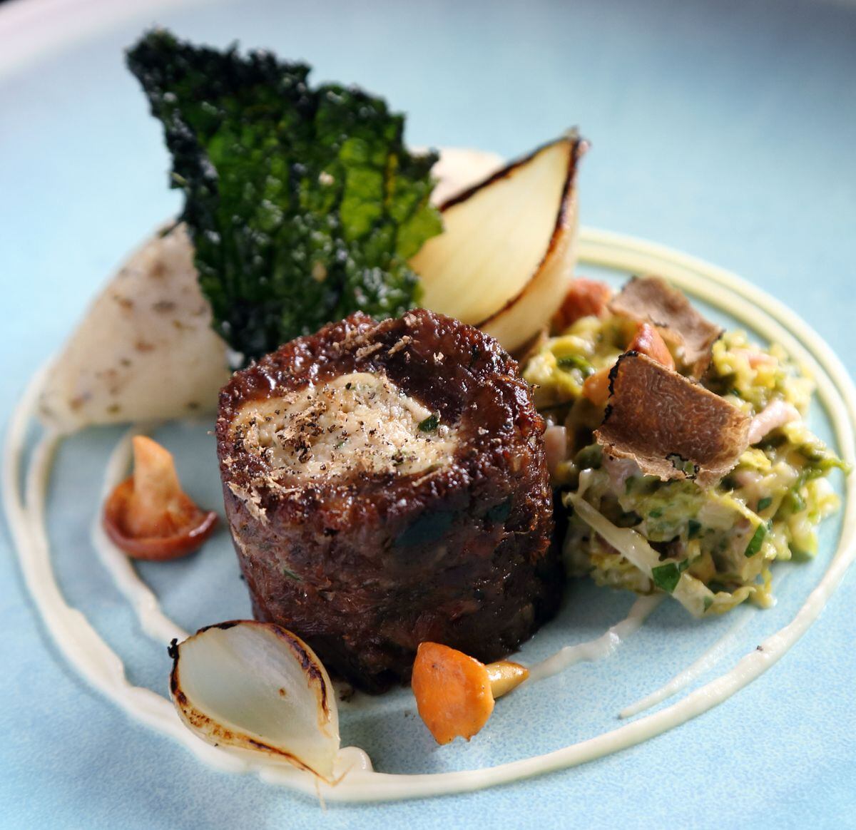 Fine feast – oxtail, savoy cabbage and truffle