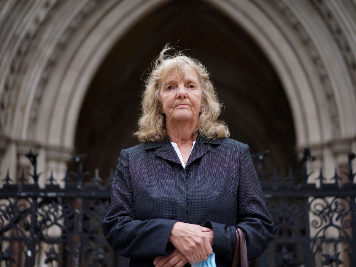 Jodey Whiting's mother Joy Dove at the High Court last year