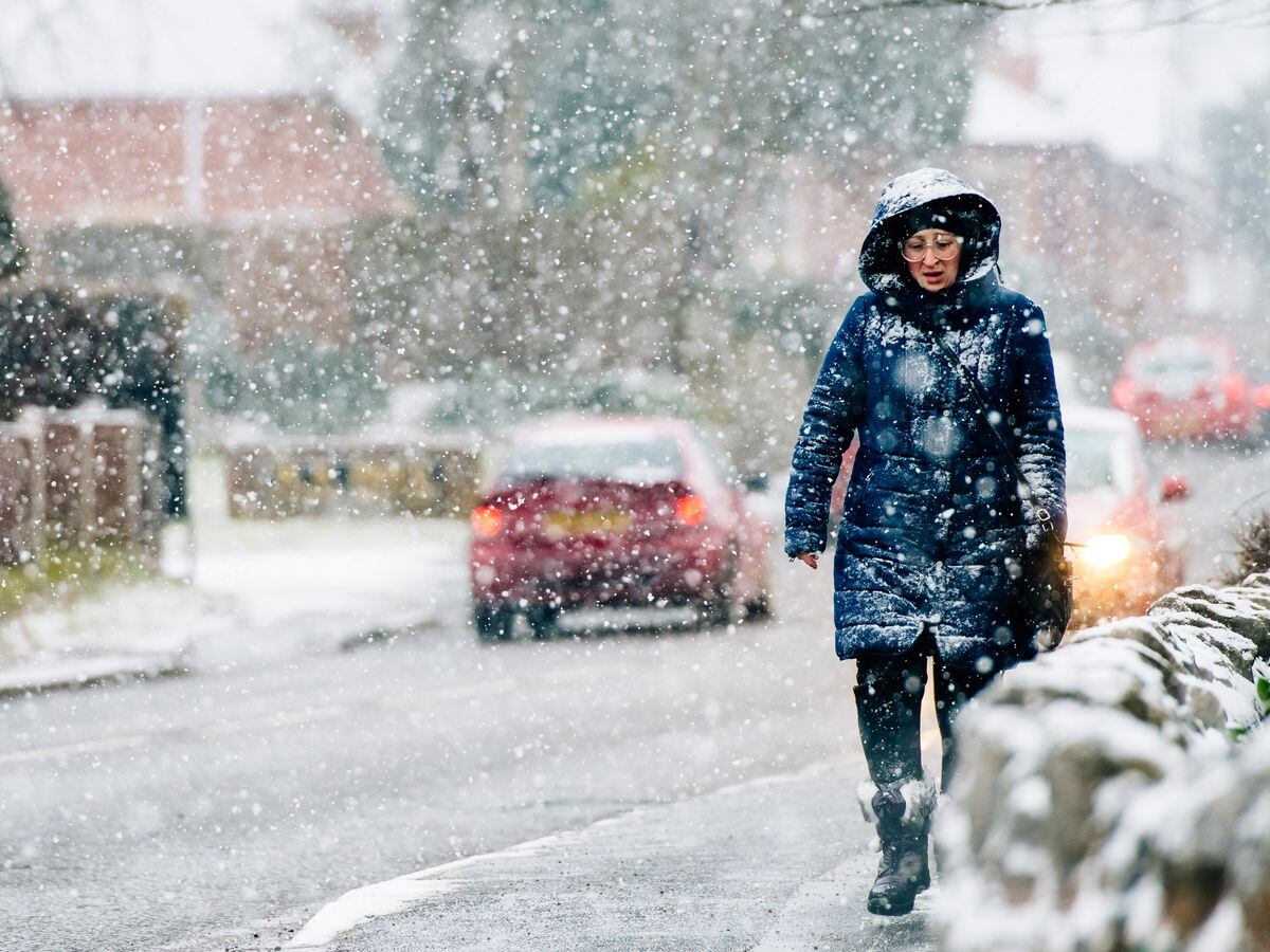 Snow is due in Shropshire later this week
