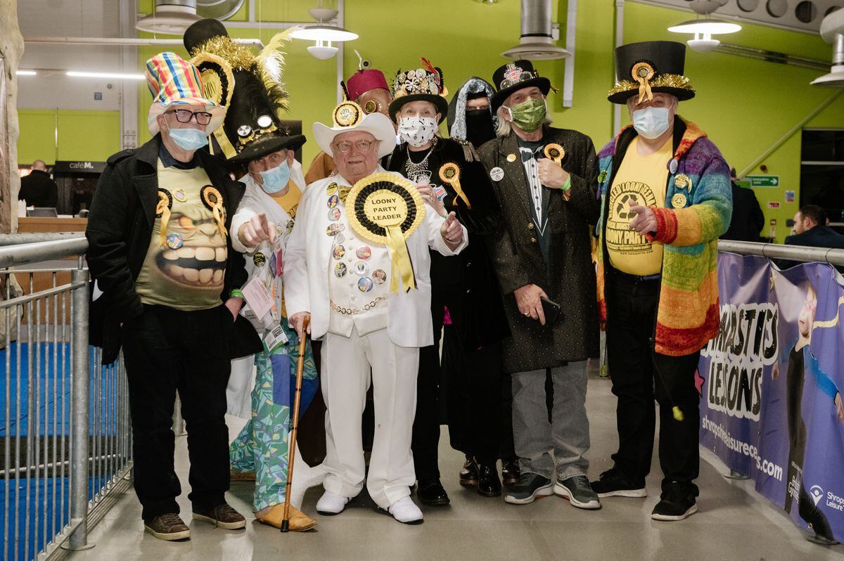 The Official Monster Raving Loony Party livened up the count