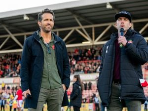 Undated TV still from Welcome To Wrexham. Pictured: Ryan Reynolds and Rob McElhenney. PA Feature SHOWBIZ Download Reviews. Picture credit should read: PA Photo/FX Networks. All Rights Reserved. WARNING: This picture must only be used to accompany PA Feature SHOWBIZ Download Reviews.