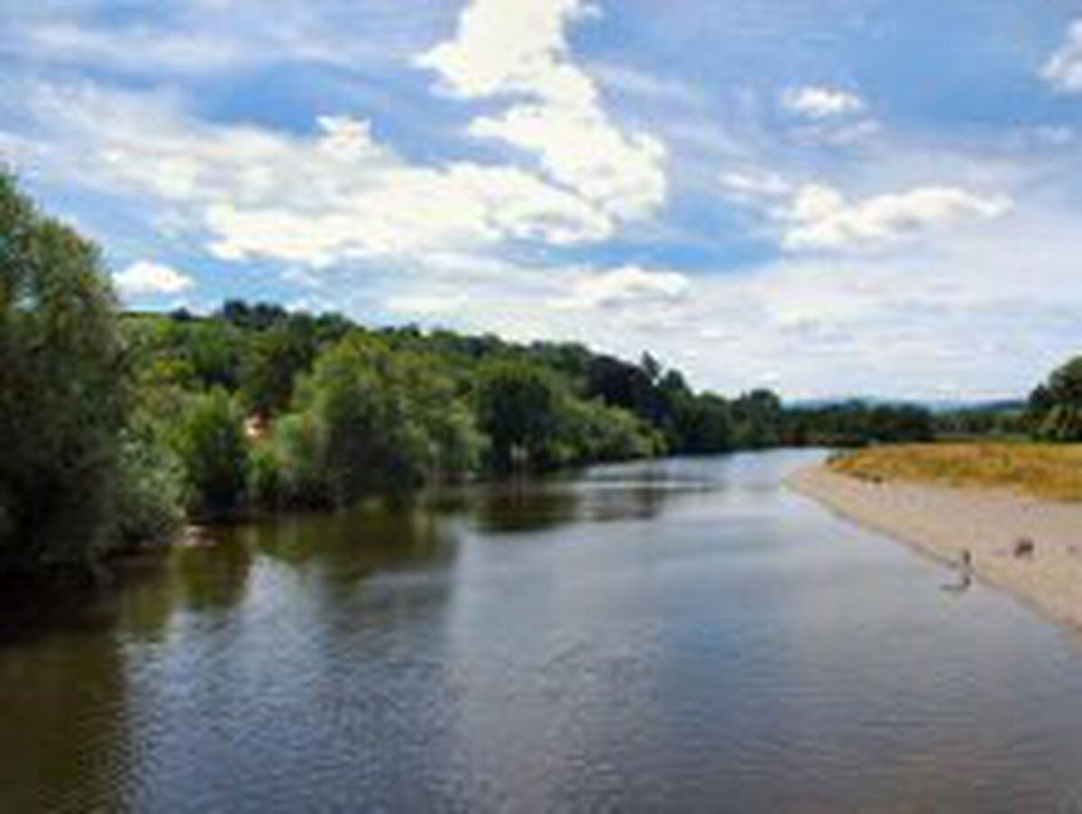 The River Wye At Glasbury