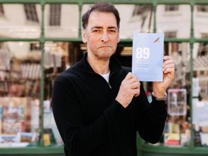 Alistair McGowan is helping his father-in-law, Brian Page, promote his poetry book 