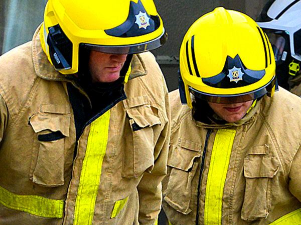 A fire crew from Chruch Stretton tackled the blaze