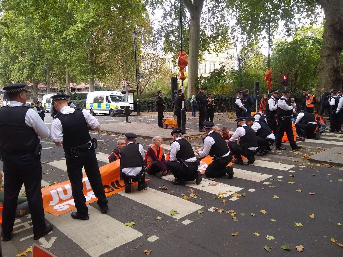 The Just Stop Oil protest took place in London, on Wednesday and are continuing throughout the month