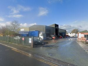 Emergency services were called to Oswestry Waste Paper on the Mile Oak Industrial Estate at around half 9 this morning. Photo: Google