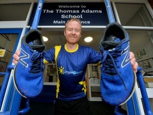 Tom McAleavy is running the London marathon, raising money for Lingen Davies