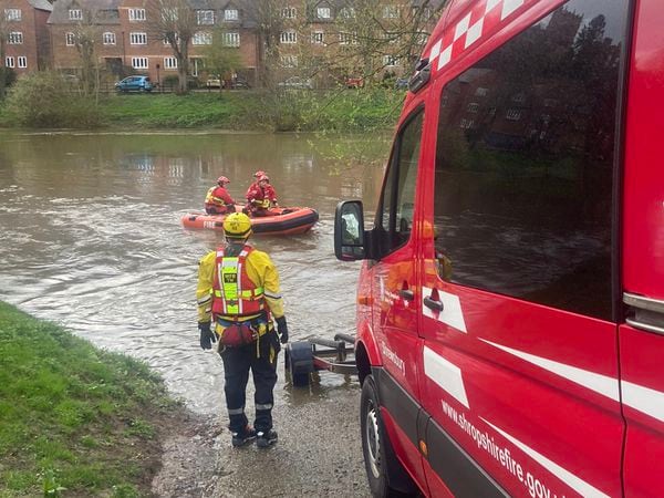 Fire crews were sent to investigate after an upturned canoe was spotted. Picture: @SFRS_cjackson on Twitter.