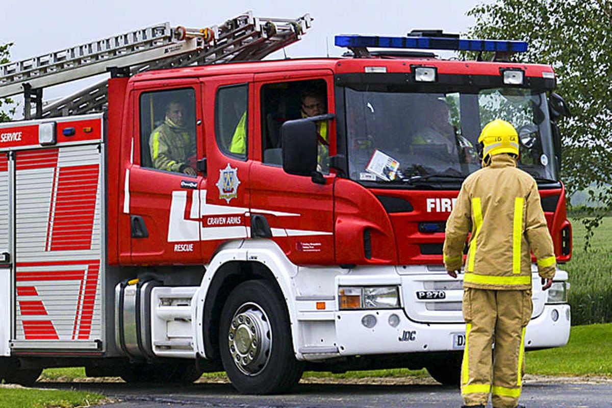 Two cars wrecked by fire in Shrewsbury