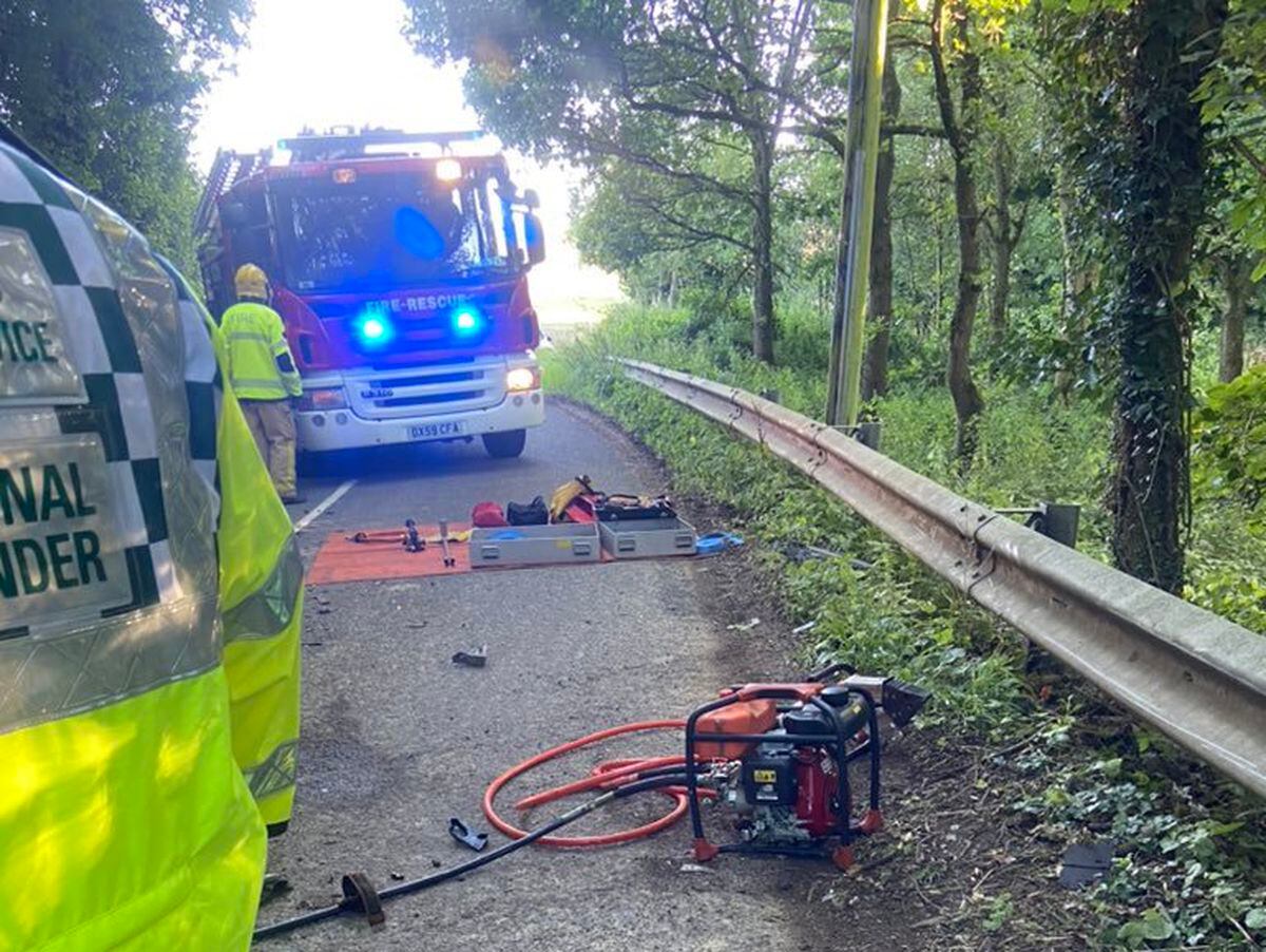 Crash closes country road near Bridgnorth with drivers urged to find alternative routes 