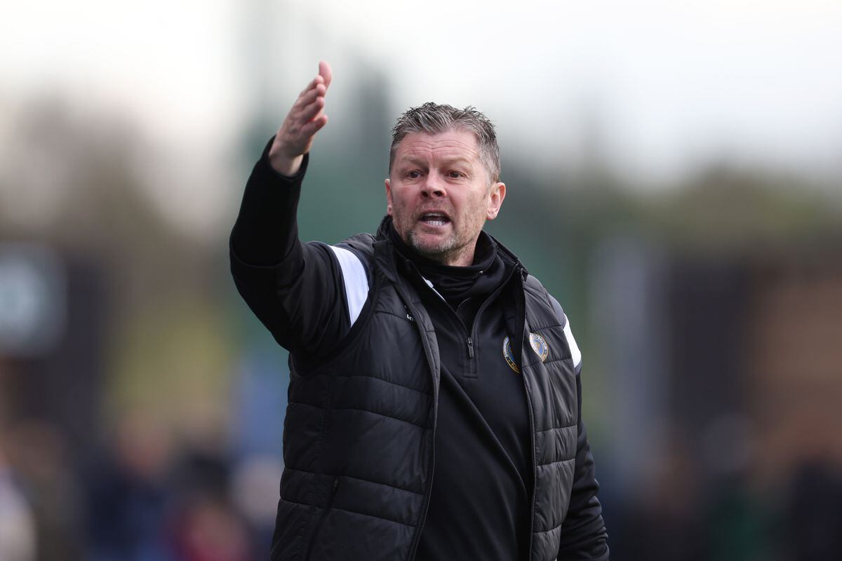 Steve Cotterill the head coach / manager of Shrewsbury Town (AMA)
