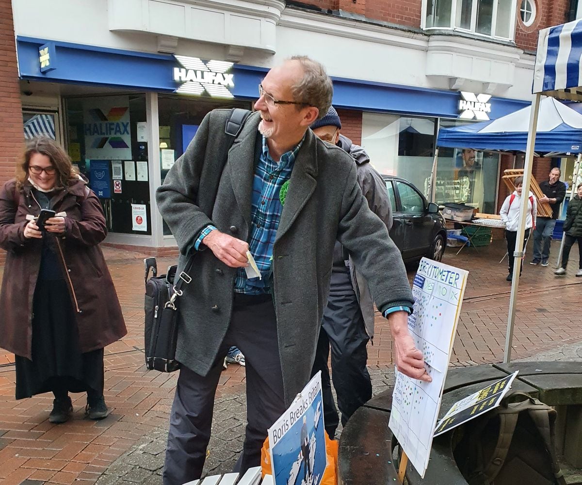 Green Party candidate Duncan Kerr joined with Boris Been Bunged's Brexitometer