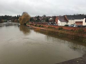 The River Severn in Shrewsbury