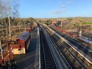 The man was discovered on the tracks near Shifnal rail station