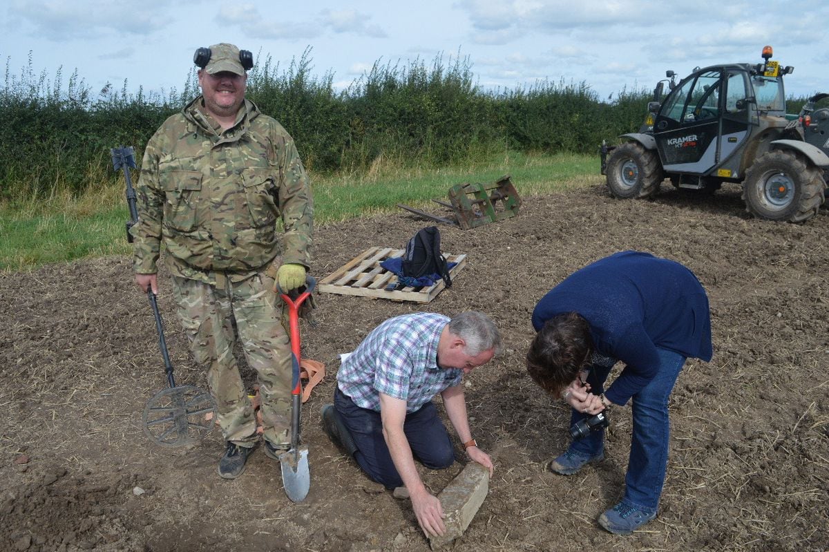 The discovery is assessed alongside its finder, Metal detectorist Rob Jones.