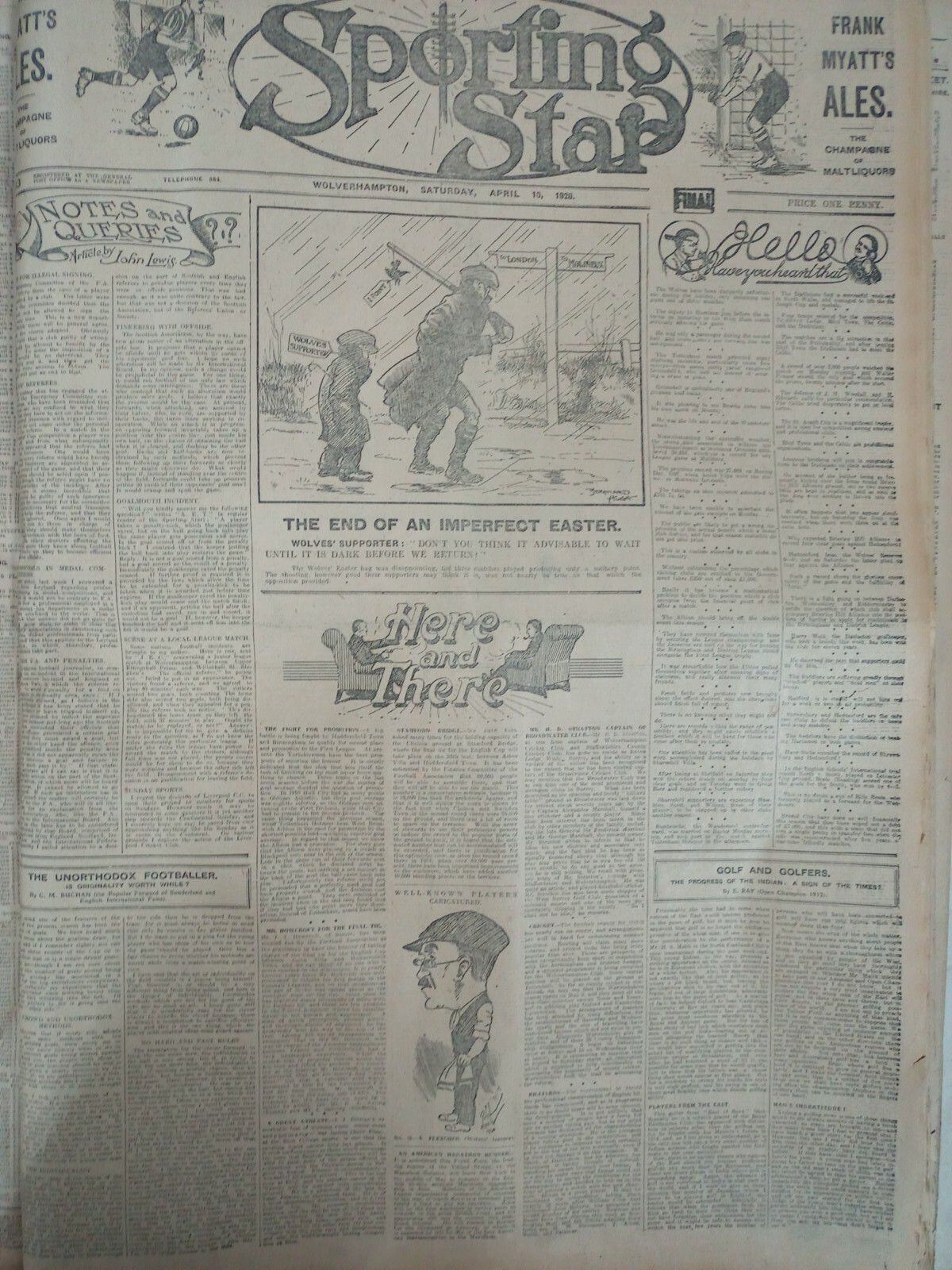 April 10, 1920 - Albion win title, but it doesn't make front page