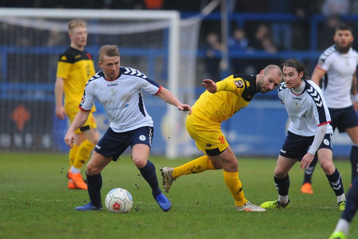 Darryl Knights, left, and James McQuilkin have departed AFC Telford United after two seasons at the club