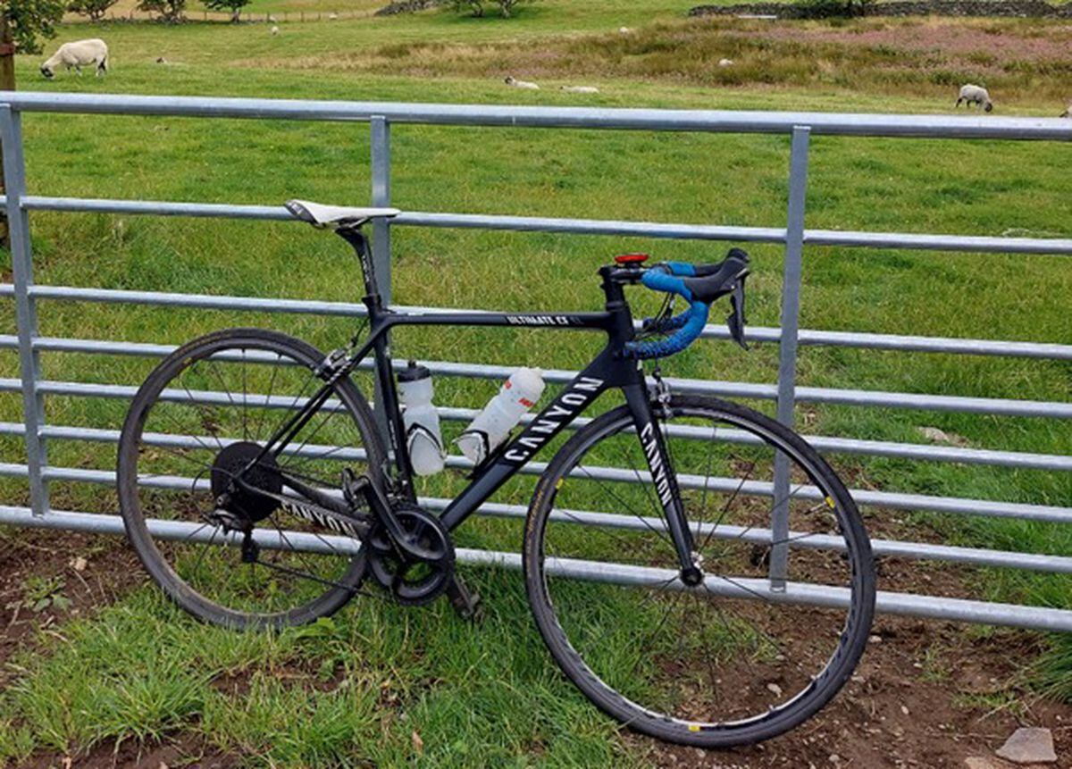 Police say the stolen bike from Hadnall is distinctive