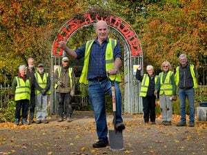 Brian Gilbride, 68, has joined the team of volunteers that look after Telford Town Park 