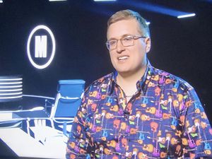 Ben during the semi-finals of Mastermind 