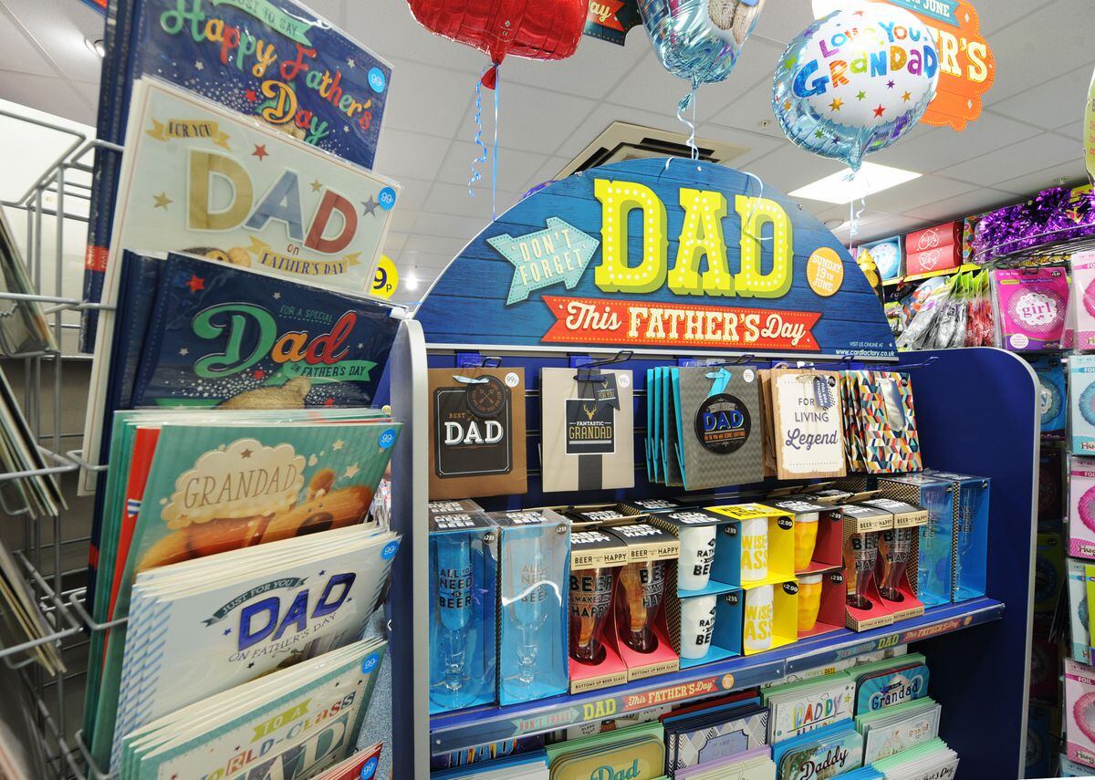 Card Factory is being helped by Father's Day sales