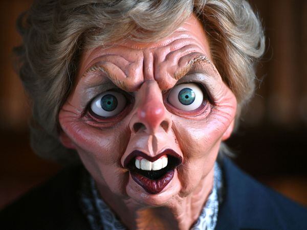A Margaret Thatcher puppet from Spitting Image