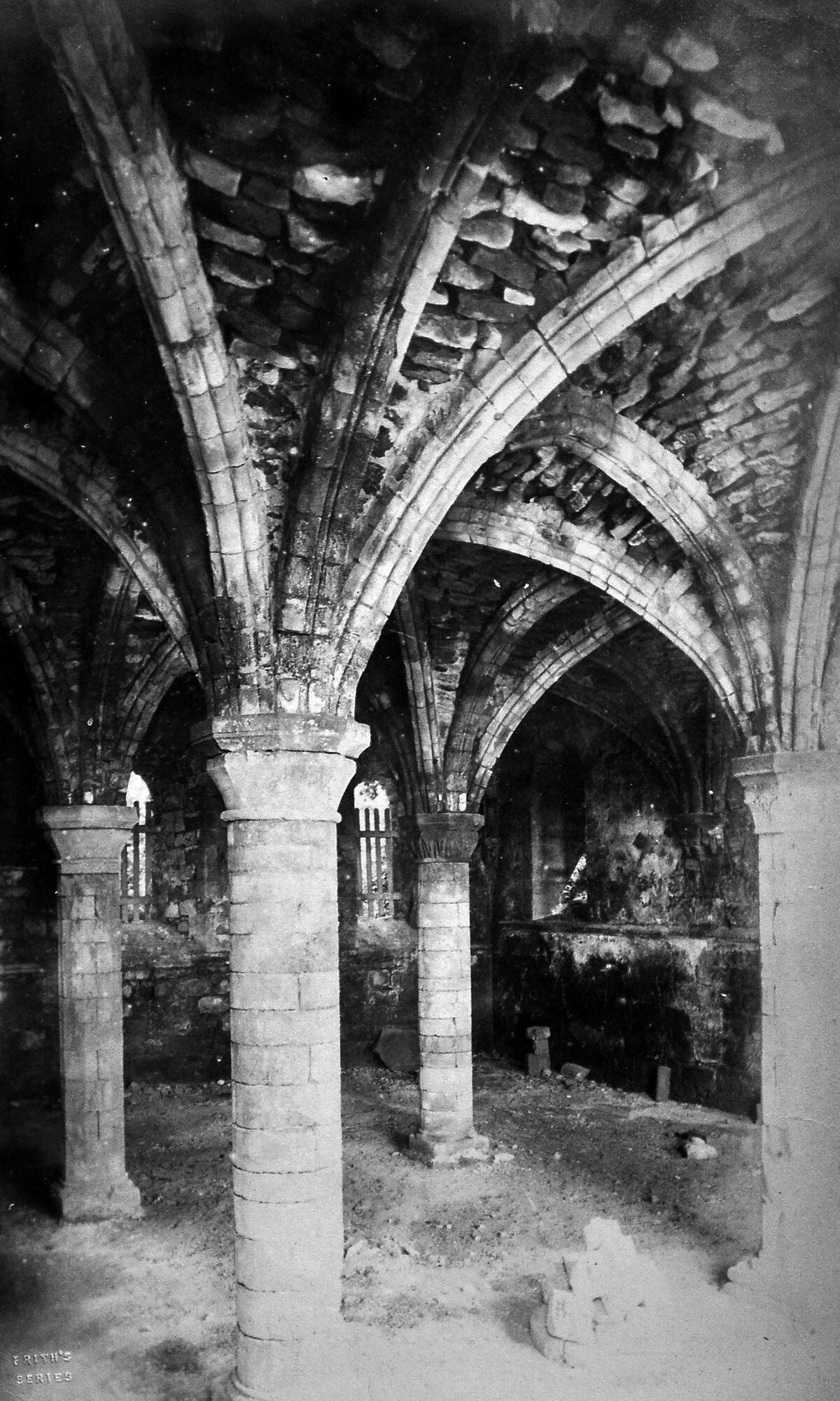 From an undated picture brought into the Shropshire Star offices in 2013, captioned 'Chapter House, Buildwas Abbey'
