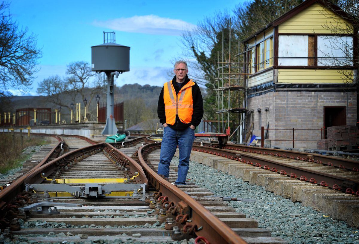 Peter Edwards, chairman of Llangollen Railway Trust