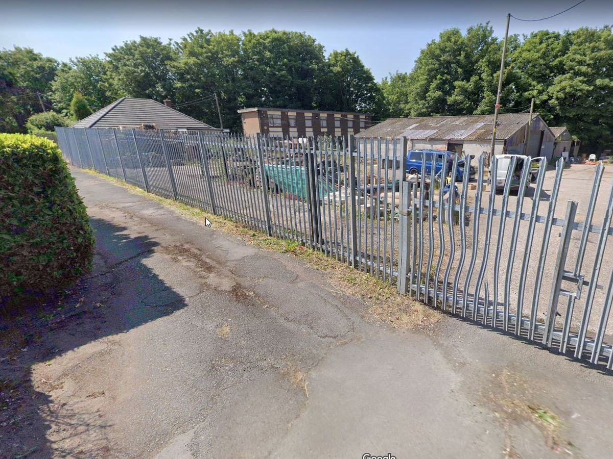 The builder's yard site off Stafford Road. Picture: Google