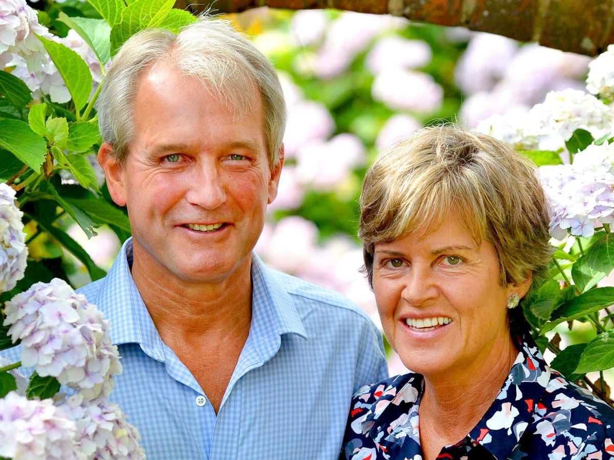 Owen and Rose Paterson pictured at their home in north Shropshire