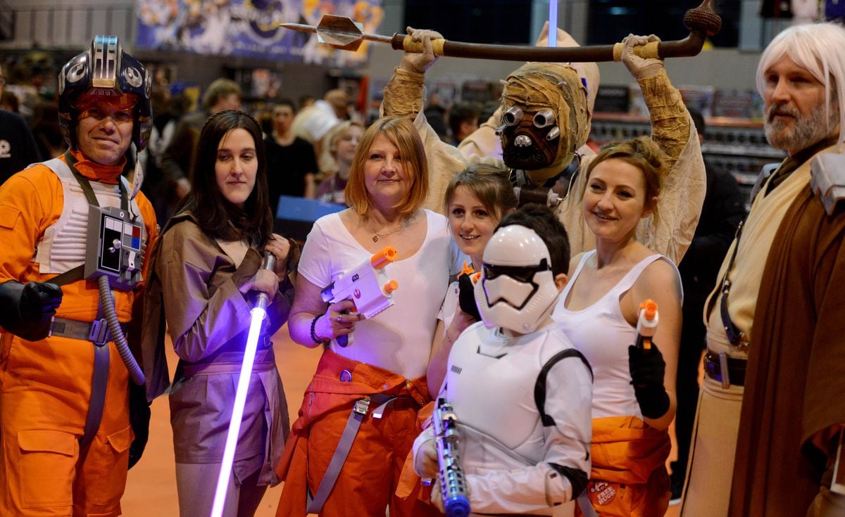 Fans at the 2017 MCM Comic Con  