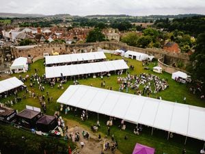 Ludlow Food Festival 2021 at Ludlow Castle.