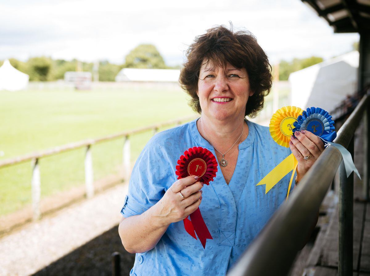 Show chairman Janet Ward ahead of Oswestry Show this weekend