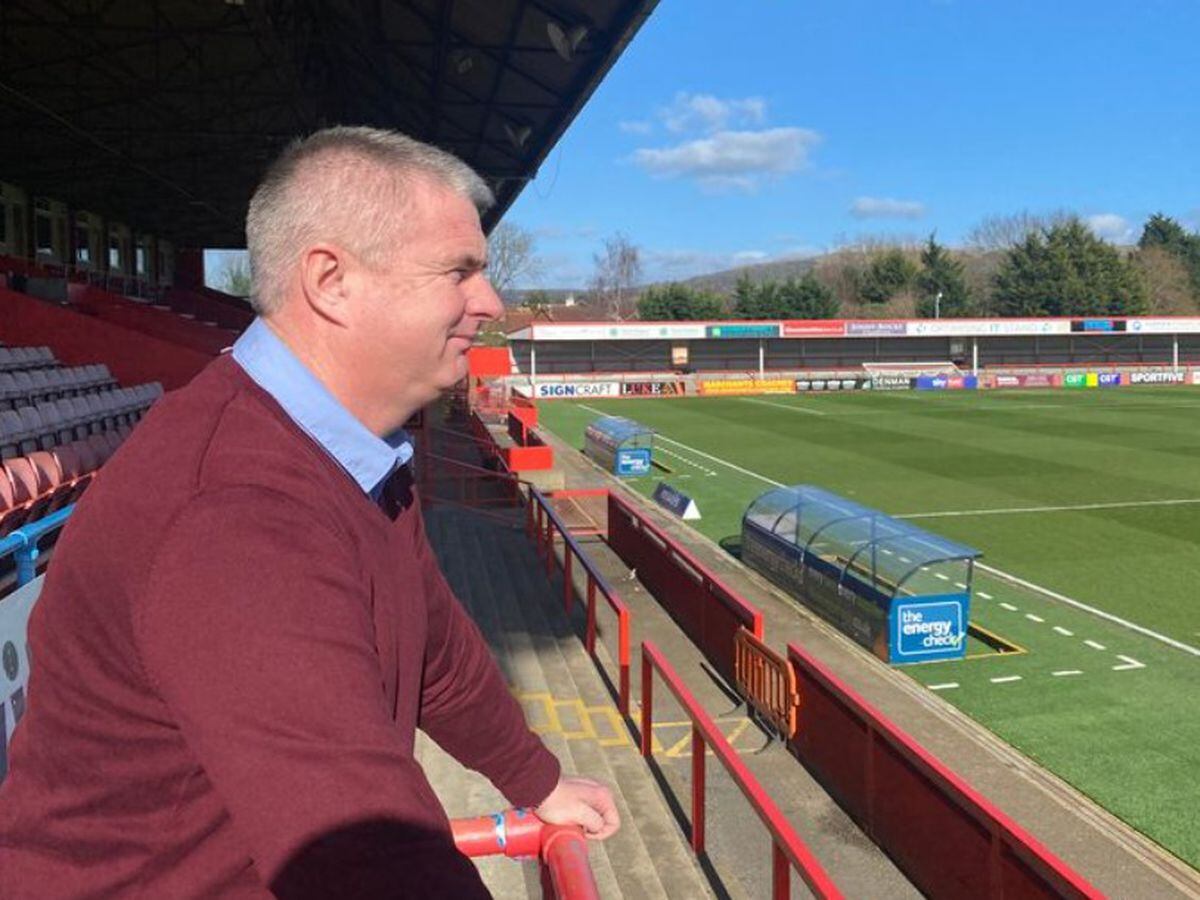 Micky Moore, director of football at Cheltenham Town  (Picture: Jon Palmer/Gloucestershire Live)