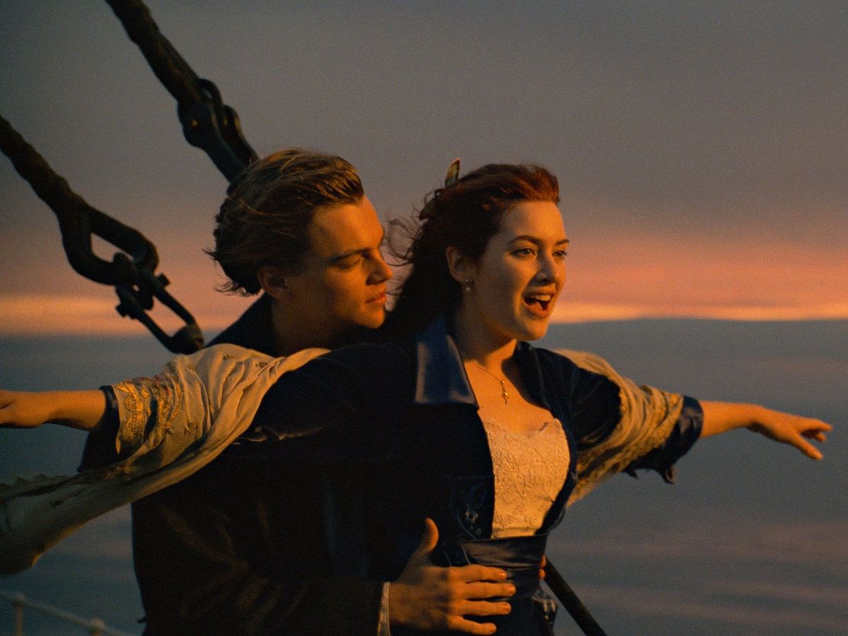 Leonardo DiCaprio and Kate Winslet in 1997's Titanic