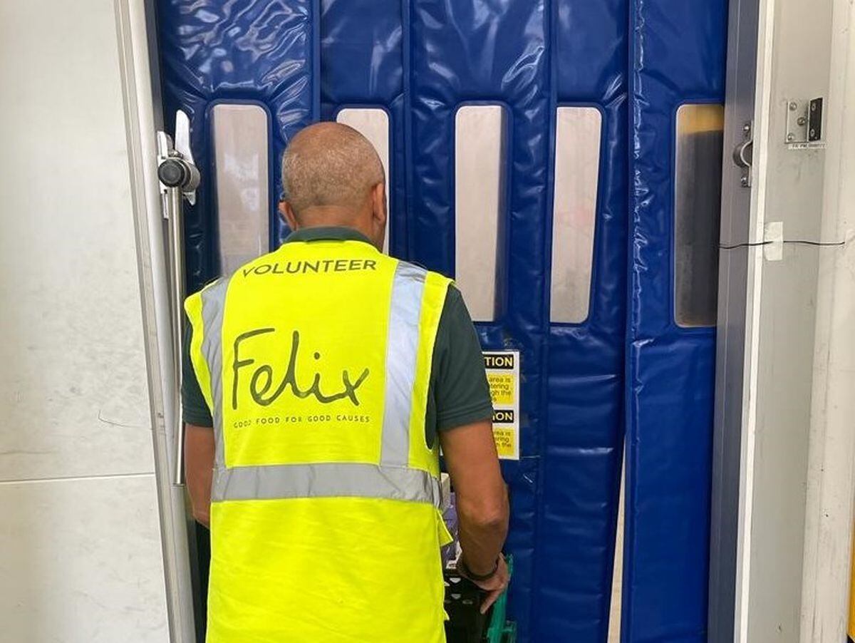 SMI’s Cold-Stop curtains in action at the Felix Project depot in Poplar, East London
