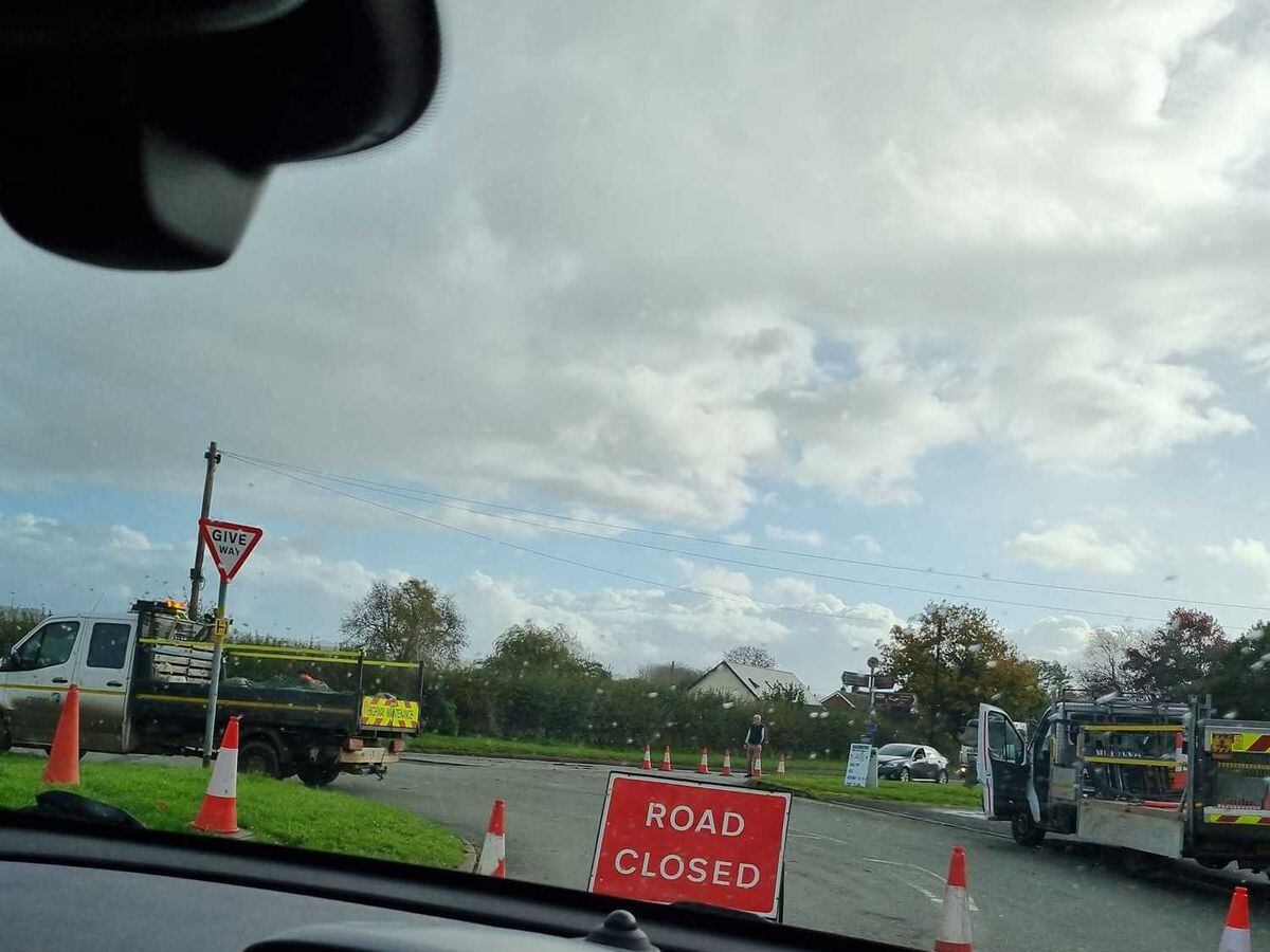Villagers told to drive 20 miles to get home after roadworks a mile away block road 