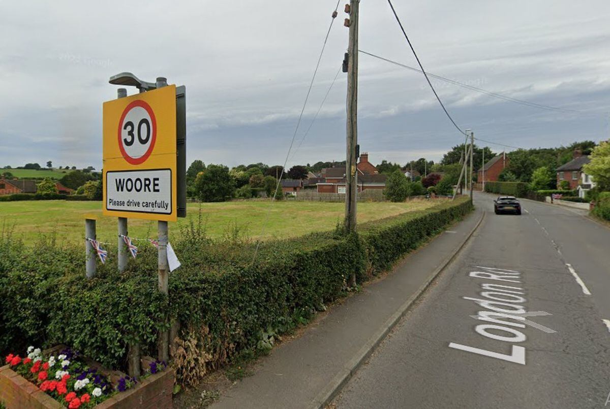 The village of Woore is a designated construction area for HS2. Photo: Google.