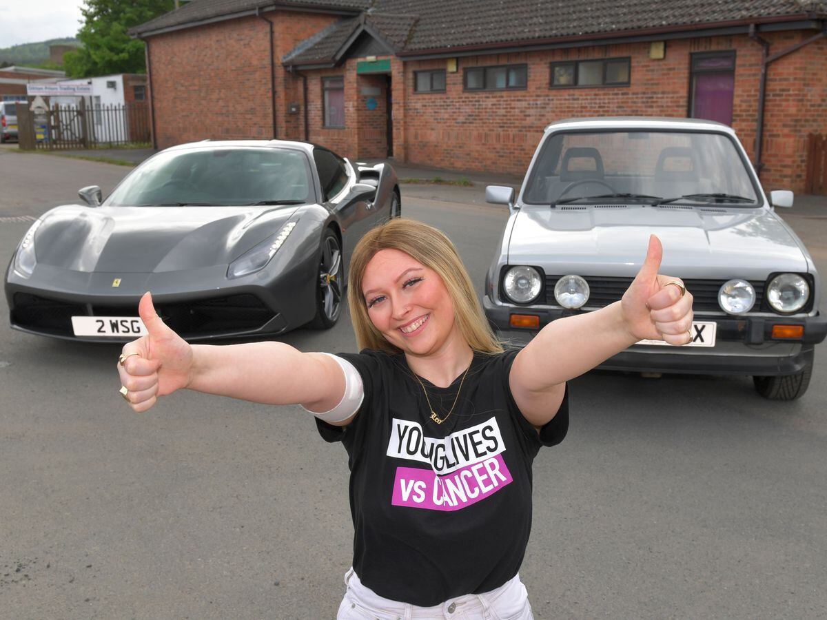 Eloise May looks forward to the charity car show, which will take place at Ditton Priors Village Hall.
