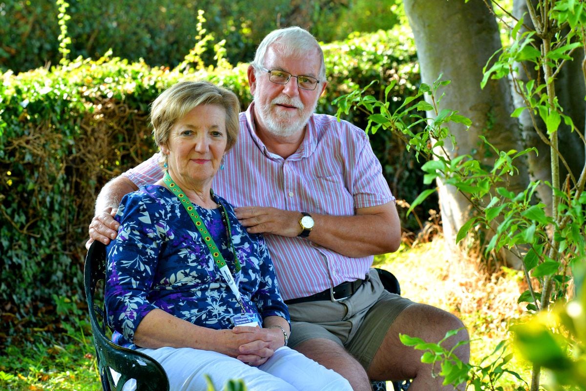 Cheryl Hayes with husband David
