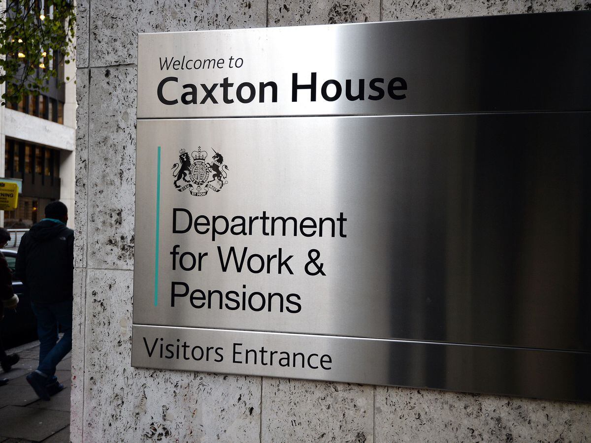 Dept for Work and Pensions sign