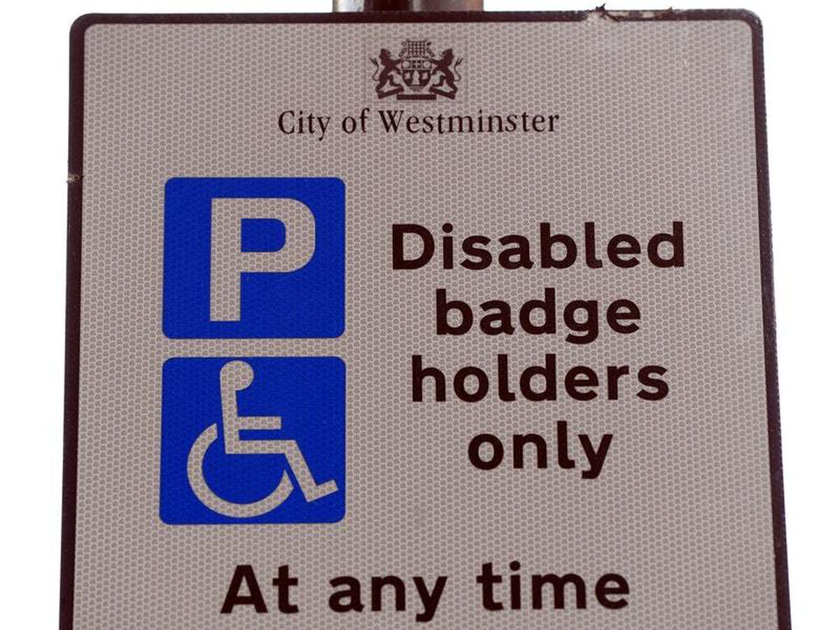 Just one disabled parking space available per 30 Blue Badge holders